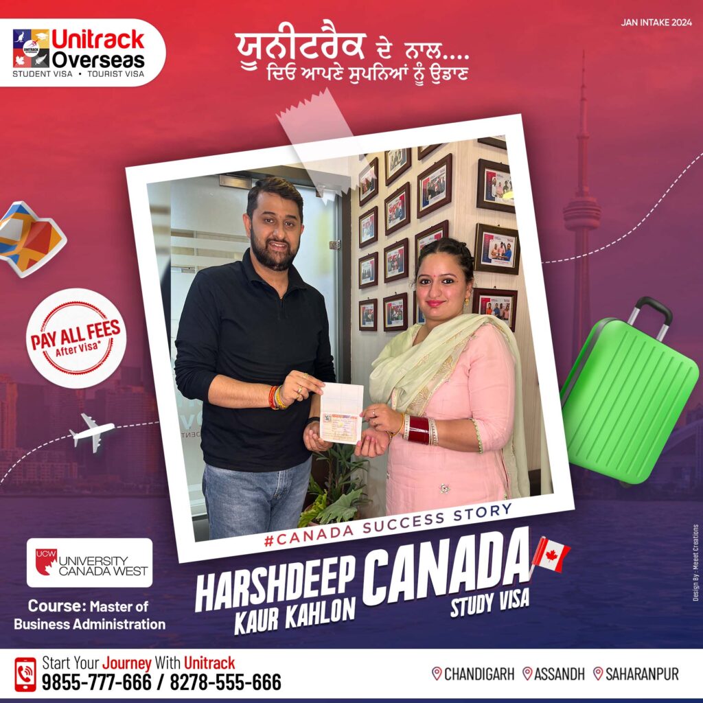 Harshdeep Kaur Canada Visa Success