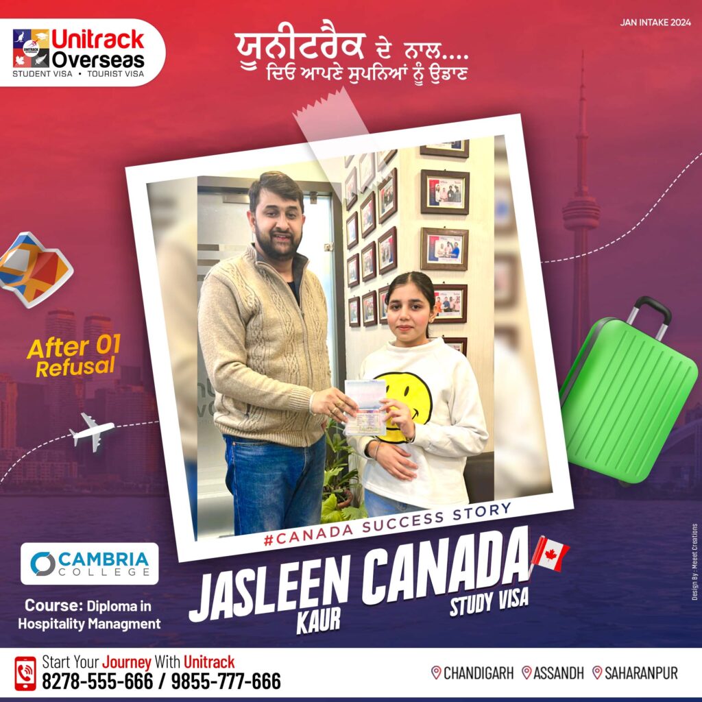 Jasleen Kaur Canada Visa Success