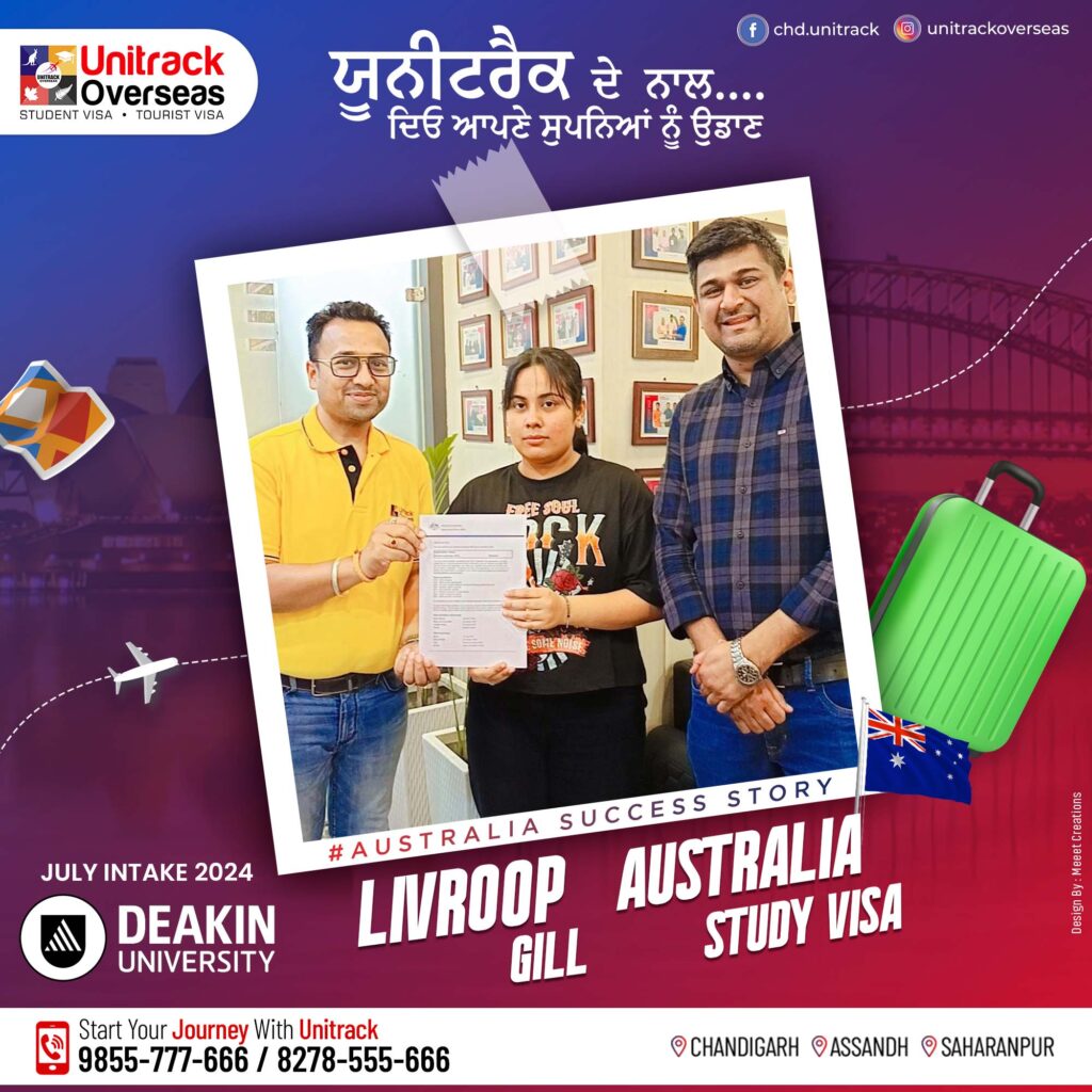Livroop Gill Australia Study Visa Success Story