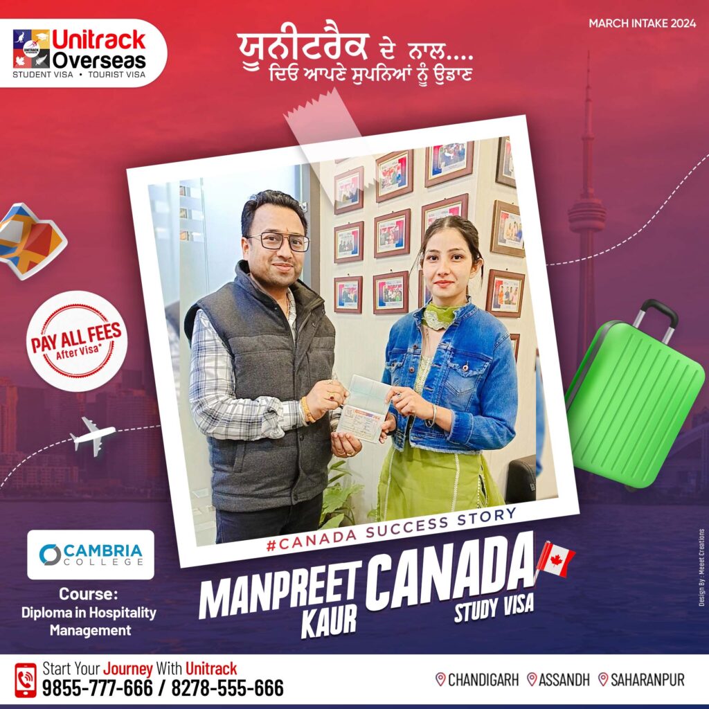 Manpreet KAur Canada Visa Success
