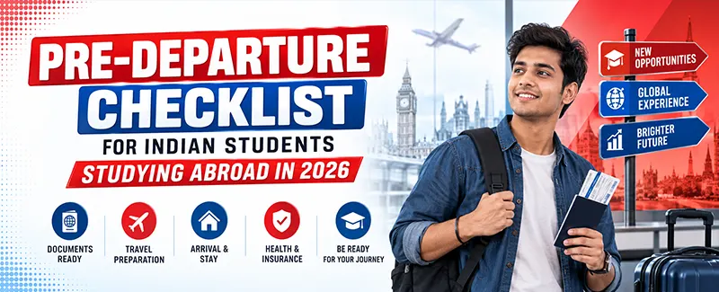 Pre-Departure Checklist for Indian Students Studying Abroad in 2026