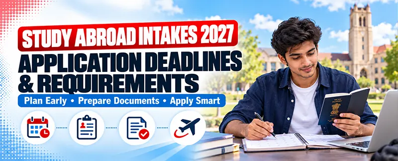 Study Abroad Intakes in 2027: Application Deadlines, Requirements & Planning Guide